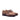 DapperFam Zephyr in Med Brown / Dark Brown Men's Italian Full Grain Leather Longwing Blucher in Med Brown / Dark Brown