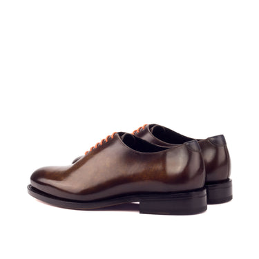 DapperFam Giuliano in Cognac / Denim Men's Hand-Painted Patina Whole Cut in #color_