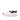 DapperFam Rivale in White / Navy Men's Italian Leather Trainer