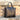 DapperFam Luxe Men's Travel Tote in Grey Painted Full Grain