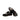 DapperFam Zephyr in Light Grey / Black Men's Flannel & Lux Suede Longwing Blucher
