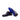 DapperFam Zephyr in Dark Brown / Navy Men's Italian Leather Longwing Blucher