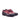 DapperFam Zephyr Golf in Black / Red Men's Italian Leather Longwing Blucher in Black / Red