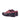 DapperFam Zephyr Golf in Black / Red Men's Italian Leather Longwing Blucher