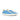 DapperFam Rivale in Turquoise Men's Italian Full Grain Leather Trainer in Turquoise