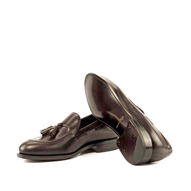 DapperFam Luciano in Dark Brown Men's Italian Leather Loafer in #color_