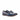 DapperFam Luciano in Denim / Grey Men's Hand-Painted Patina Loafer in Denim / Grey