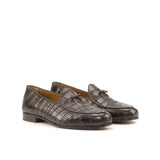 DapperFam Marcello in Dark Brown Men's Italian Leather Belgian Slipper