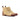 DapperFam Isolde in Sand / Med Brown Women's Lux Suede & Italian Leather Lace Up Captoe Boot Sand / Med Brown
