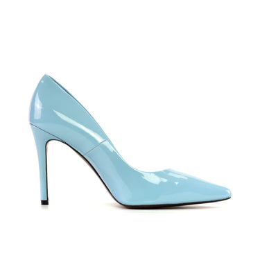 DapperFam Fiorenza in Sky Blue Women's Super Soft Patent High Heel Sky Blue