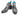 Paul Parkman Men's Hand-Painted Wingtip Ankle Boots in Gray