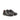 DapperFam Rivale in Red Men's Italian Croco Embossed Leather Trainer in Black / Red