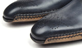 Paul Parkman Men's Opanka Construction Oxfords in Anthracite Gray