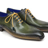 Paul Parkman Men's Opanka Construction Oxfords in Green in #color_