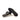 DapperFam Zephyr in Black / Light Grey Men's Flannel & Italian Patent Leather Longwing Blucher