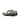 DapperFam Zephyr Golf in Grey / White Men's Italian Croco Embossed Leather Longwing Blucher