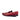 DapperFam Luciano in Red / White Men's Italian Leather Loafer