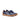 DapperFam Riccardo in Denim / Cognac Men's Hand-Painted Italian Leather Top Sider in Denim / Cognac