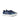 DapperFam Rivale in Navy / Navy Camo Men's Italian Leather Trainer in Navy / Navy Camo
