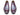 Paul Parkman Men's Side Lace Leather Oxfords in Purple