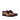 DapperFam Zephyr in Brown / Cognac Men's Italian Suede & Hand-Painted Patina Longwing Blucher in Brown / Cognac