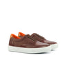 DapperFam Riccardo in Brown Men's Linen Top Sider in Brown