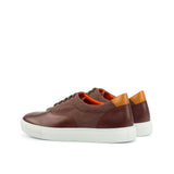 DapperFam Riccardo in Brown Men's Linen Top Sider