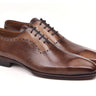 Paul Parkman Men's Leather Oxfords in Antique Brown Burnished