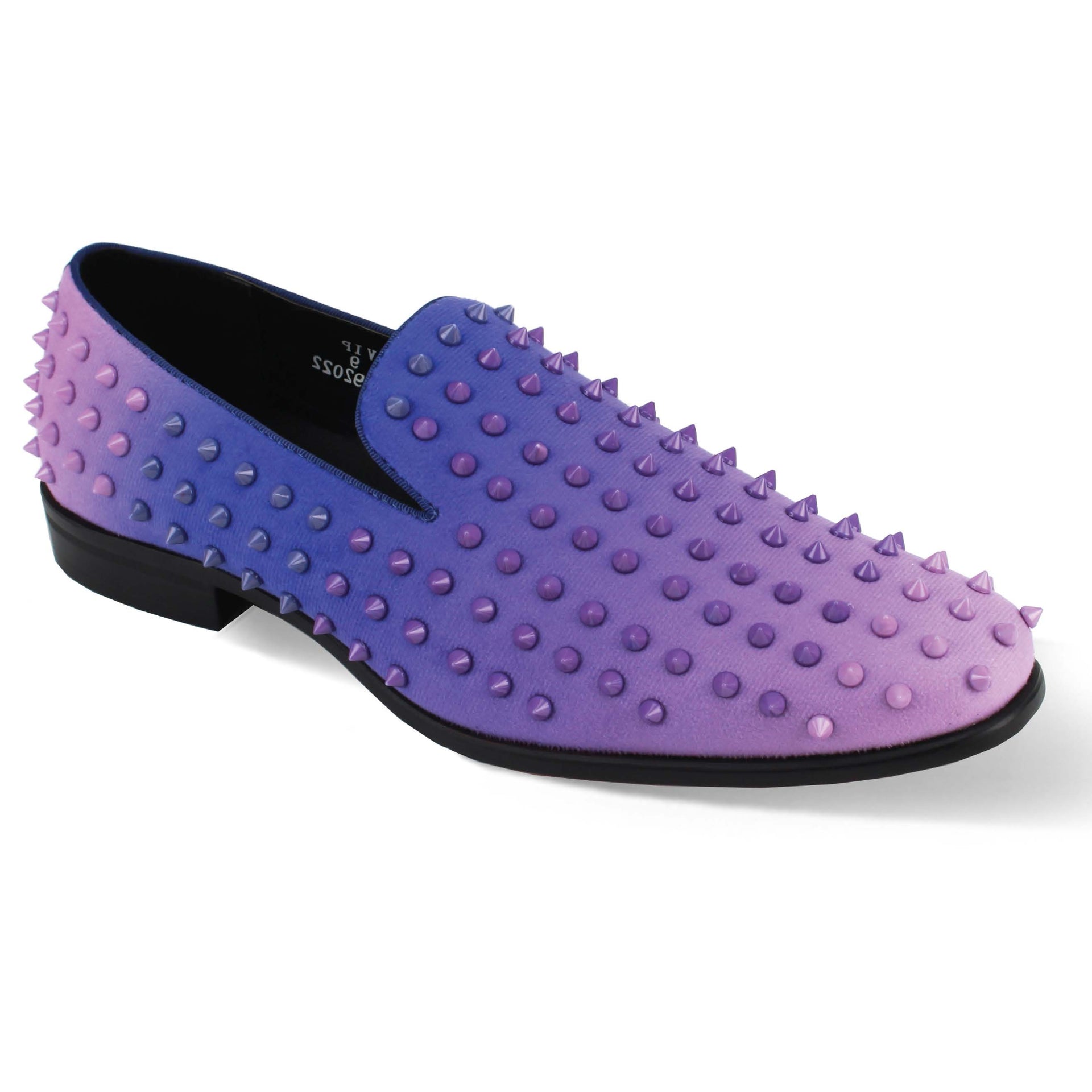 purple spike dress shoes VIP Spiky Slip-on Dress Shoe by After Midnight – DAPPERFAM