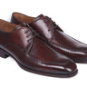 Paul Parkman Men's Leather Apron Derby Shoes in Brown & Bordeaux