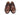 Paul Parkman Men's Hand-Painted Wholecut Oxfords in Brown Camouflage in #color_