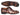 Paul Parkman Men's Hand-Painted Wholecut Oxfords in Brown Camouflage in #color_