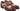 Paul Parkman Men's Triple Leather Sole Wingtip Brogues in Beige & Brown