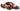 Paul Parkman Men's Triple Leather Sole Wingtip Brogues in Beige & Brown