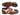 Paul Parkman Men's Triple Leather Sole Wingtip Brogues in Beige & Brown