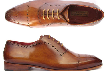 Paul Parkman Men's Classic Brogues in Light Brown