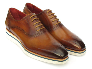 Paul Parkman Smart Casual Men's Oxfords in Brown