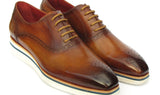 Paul Parkman Smart Casual Men's Oxfords in Brown