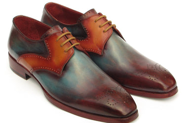 Paul Parkman Men's Medallion Toe Derby Shoes in Multiple Colors