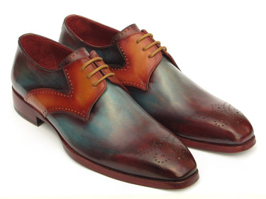 Paul Parkman Men's Medallion Toe Derby Shoes in Multiple Colors