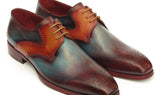 Paul Parkman Men's Medallion Toe Derby Shoes in Multiple Colors