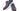 Paul Parkman Men's Smart Casual Oxford Shoes in Blue & Purple
