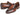Paul Parkman Men's Croco-Embossed Calfskin Loafers in Brown Burnished