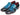 Paul Parkman Men's Kiltie Double Monkstraps in Light Blue & Navy
