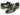 Paul Parkman Men's Hand-Painted Leather Loafers in Green