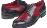 Paul Parkman Men's Derby Shoes in Bordeaux & Navy