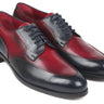 Paul Parkman Men's Derby Shoes in Bordeaux & Navy