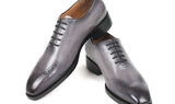 Paul Parkman Goodyear Welted Punched Oxfords in Gray