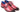 Paul Parkman Hand-Painted Derby Shoes in Pink & Purple