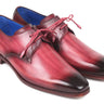 Paul Parkman Hand-Painted Derby Shoes in Pink & Purple